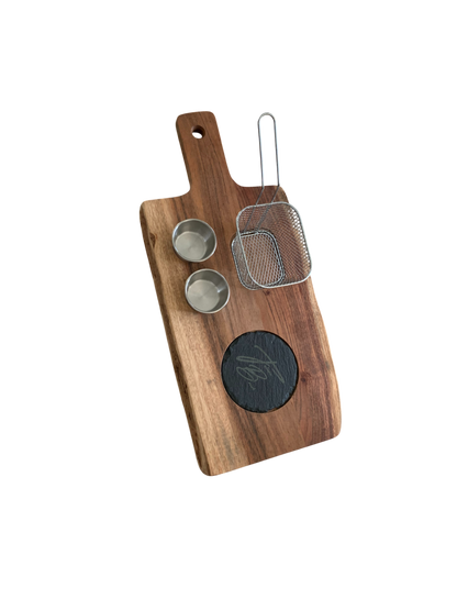 Planche de service & de découpe en bois d'acacia