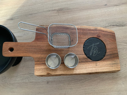 Planche de service & de découpe en bois d'acacia