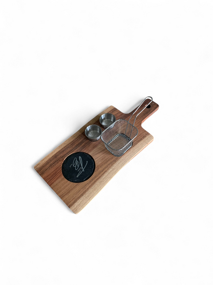 Planche de service & de découpe en bois d'acacia